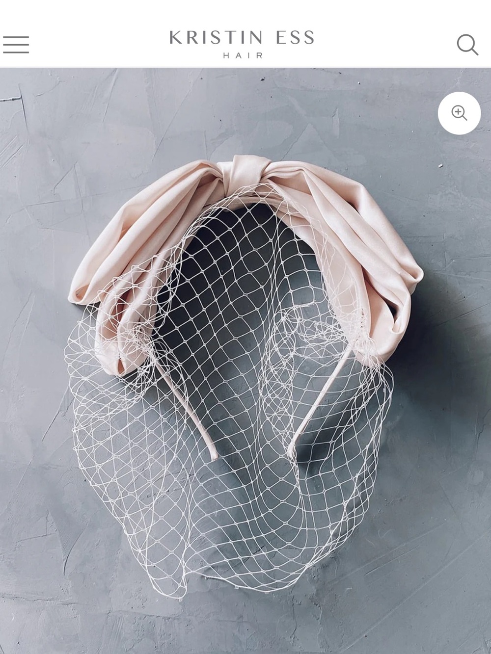 Wedding Veil Headband - Ivory